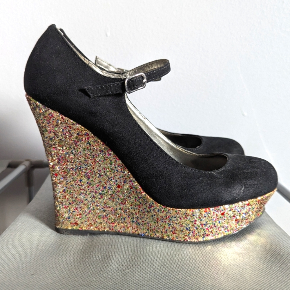 G by Guess Sparkle Wedges